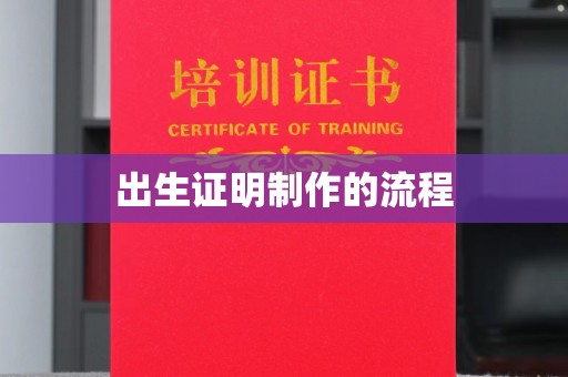 洪洞出生证明制作的流程
