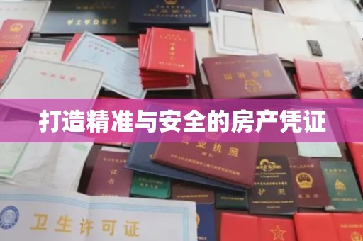 洪洞打造精准与安全的房产凭证